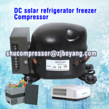 compressor de geladeira 12V para frigoríficos de freezerportable DC refrigerador solar para carros